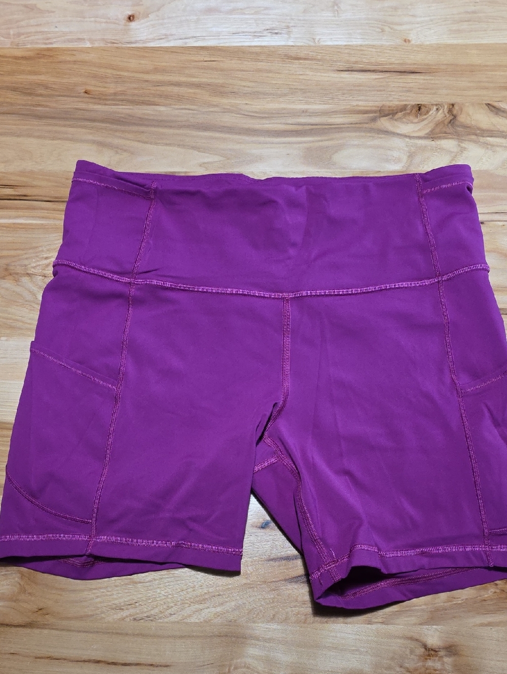 lululemon athletica High-Waist Athletic Shorts in Magenta